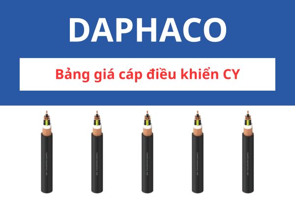 Bảng giá cáp điều khiển CY DAPHACO 300/500V