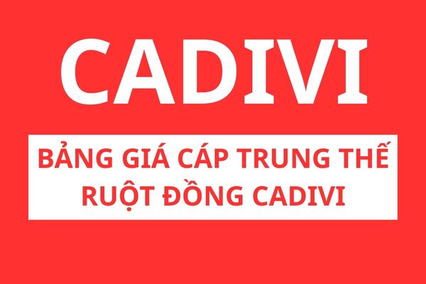 Bảng giá cáp trung thế ruột đồng CADIVI
