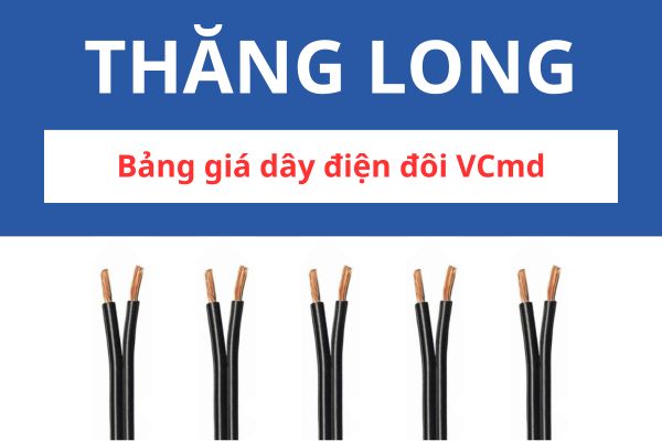 Bảng giá dây điện đôi VCmd Thăng Long 300/500V