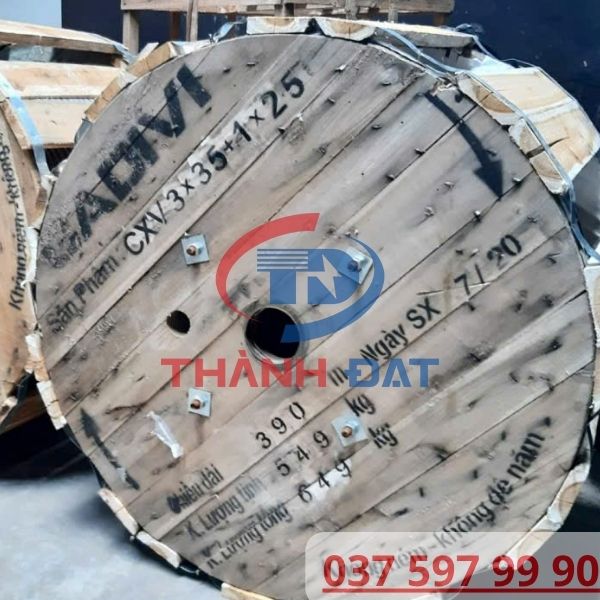 Dây cáp CXV 3x35 1x25 CADIVI