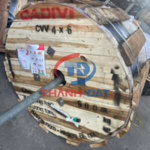 Dây cáp điện CVV 4x6mm2 CADIVI