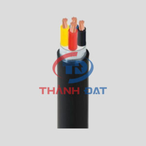 Dây cáp điện CVV/DSTA 4 lõi CADIVI 0,6/1kV, hạ thế, ruột đồng, chôn ngầm