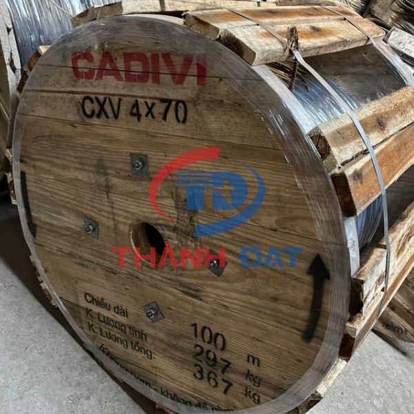 Dây cáp điện CXV 4x70mm2 CADIVI hạ thế