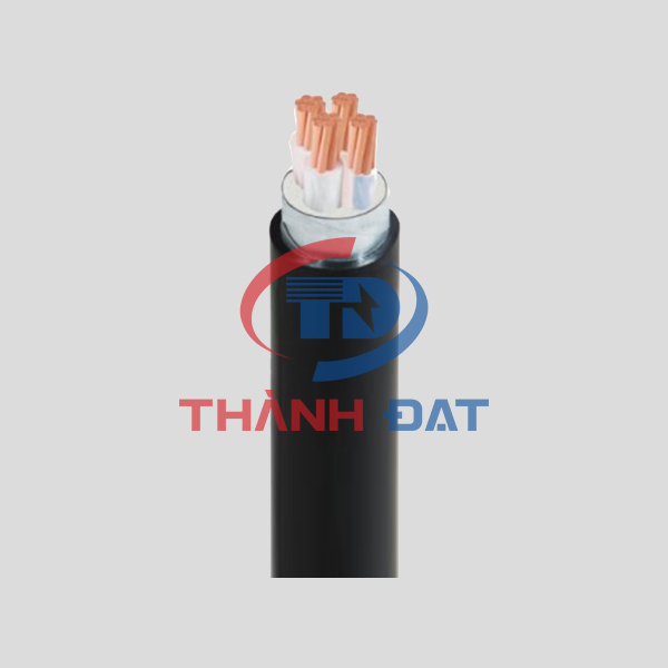 Dây cáp điện CXV/DSTA 3 pha 4 lõi CADIVI 0,6/1kV, ruột đồng, chôn ngầm