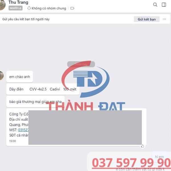 Tư vấn và báo giá dây CVV 4x2.5 CADIVI 100 mét