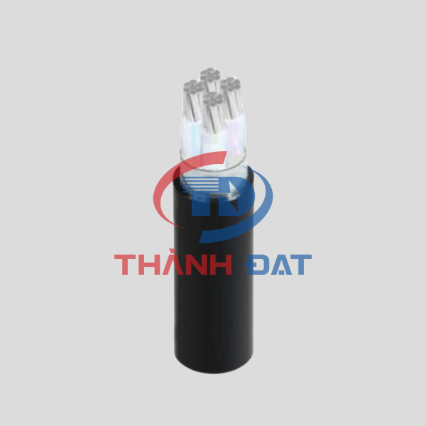 Dây cáp AXV/DSTA CADIVI 0,6/1KV, ruột nhôm, 3 pha 4 lõi
