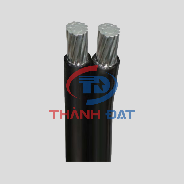 Dây cáp nhôm vặn xoắn LV-ABC 2 lõi CADIVI 0,6/1KV
