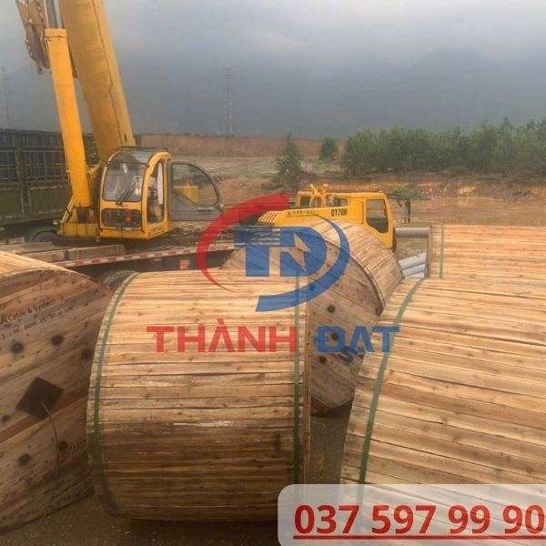 Phân phối cáp hạ thế LS VINA tận chân công trình thi công