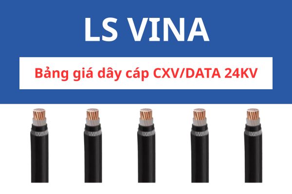 Bảng giá dây cáp điện CXV/DATA 24KV LS VINA