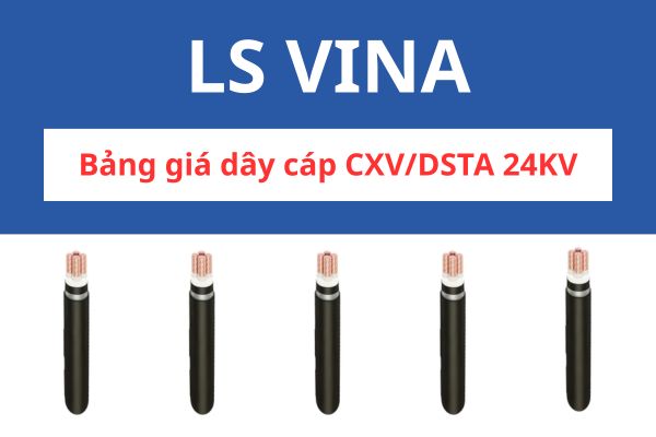 Bảng giá dây cáp điện CXV/DSTA 24KV LS VINA