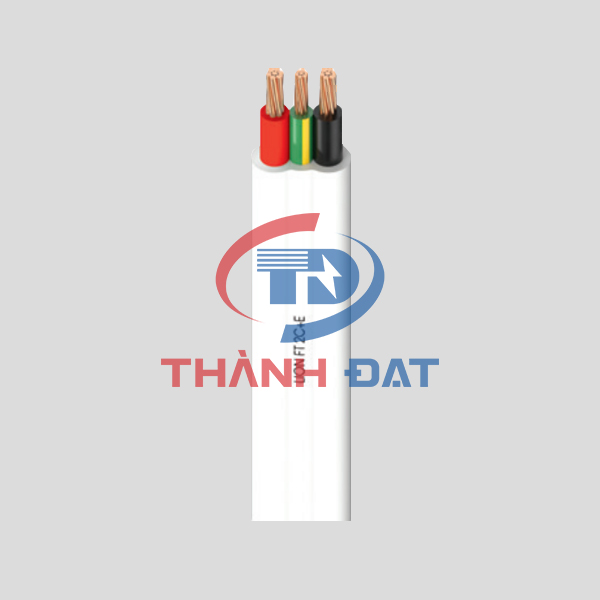 Dây cáp điện FT 2C+E DAPHACO tích hợp tiếp địa chính hãng tại Thành Đạt