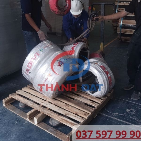 Nhận hàng cáp điện CXV CADIVI tại công trình dự án