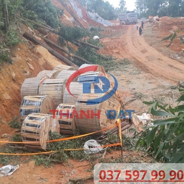 Giao hàng cáp CADIVI thi công dự án khu vực Đồng Nai từ đại lý chính hãng