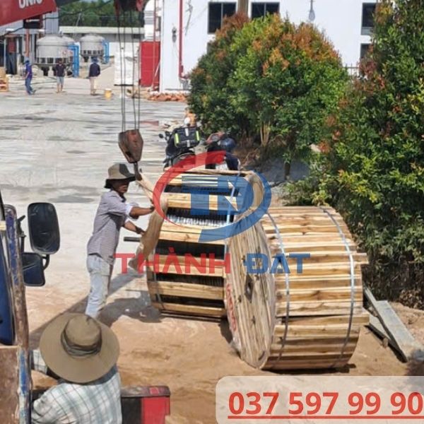 Thành Đạt Giao Hàng Cáp CXV CADIVI Dự Án Điện Chiếu Sáng