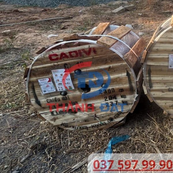Thành Đạt giao hàng cáp đồng trần xoắn C 10mm2 CADIVI dự án Hồ Tràm Vũng Tàu
