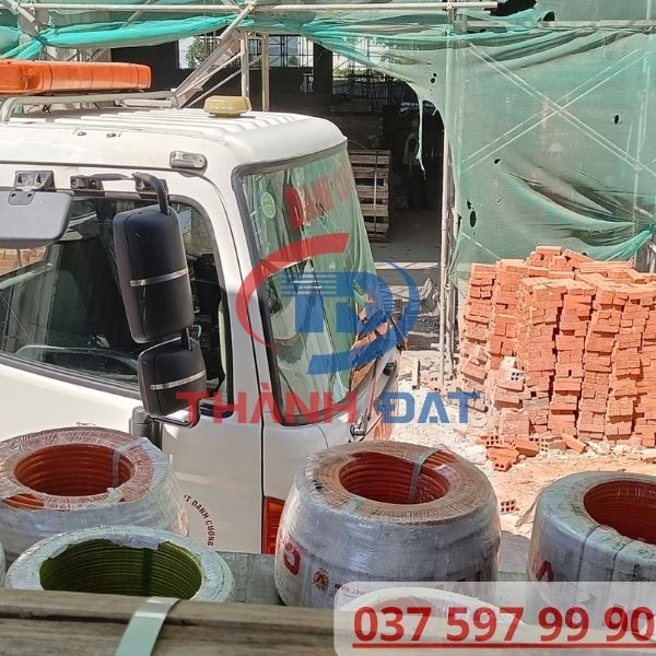 Thực Tế Giao Hàng Cáp CXV CADIVI Dự Án Happy Tower Quy Nhơn Bình Định