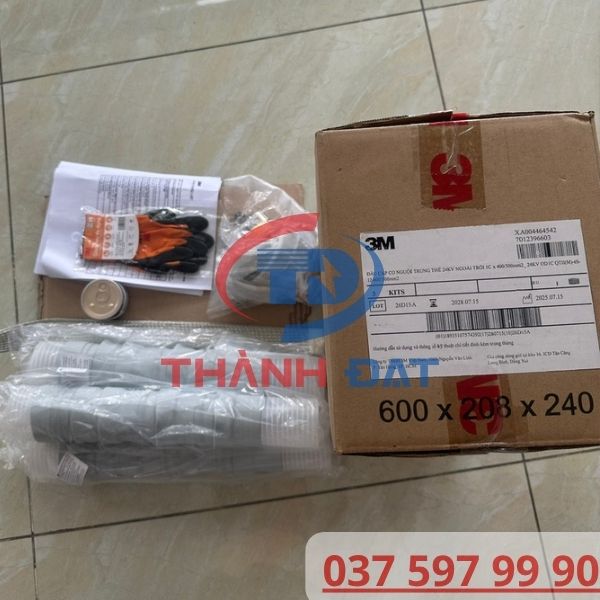 Cấp hàng trọn bộ đầu cáp co nguội 3M 1P ngoài trời 24KV