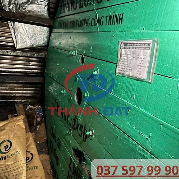 Thành Đạt giao hàng cáp LV-ABC 2x50 Thăng Long