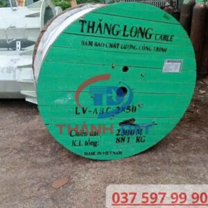 Thành Đạt giao hàng cuộn cáp LV ABC Thăng Long 2x50mm2