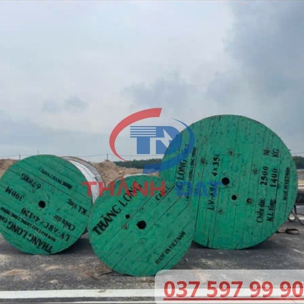 Thành Đạt Giao Cáp Nhôm Vặn Xoắn LV ABC 1000 Mét Cần Giờ