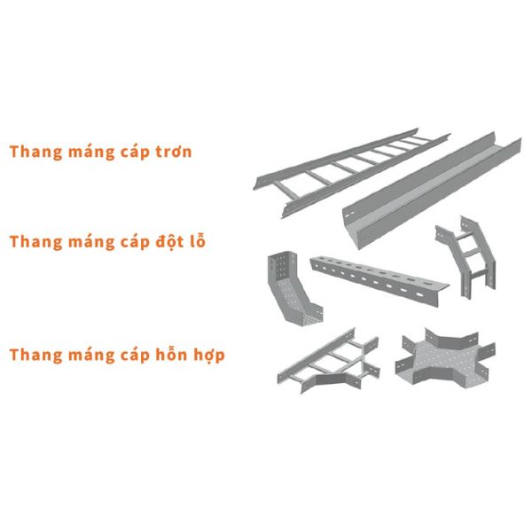 Các loại thang cáp phổ biến